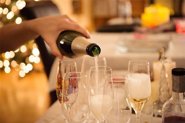 True or False: Pets may try to lap up unattended alcoholic New Year’s Eve drinks.