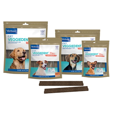 C.E.T.® VEGGIEDENT® Flex Chews for Dogs