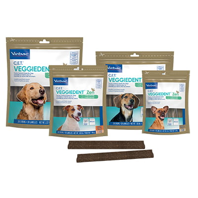 C.E.T.® VEGGIEDENT® Zen Chews for Dogs