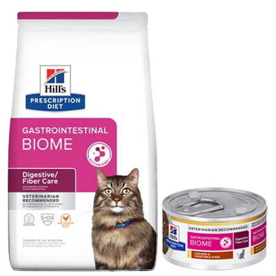 Hill's Prescription Diet Gastrointestinal Biome Stress Digestive/Fiber Care - Cat Food