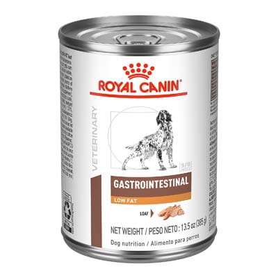 Royal Canin Veterinary Diet Adult Gastrointestinal Low Fat Dog Food Canned Wet Loaf