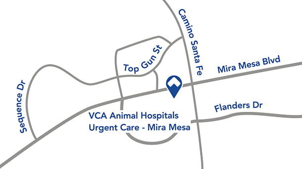 Map of VCA Animal Urgent Care Hospitals - Laguna Niguel