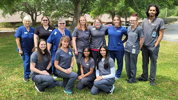 VCA Clermont Animal Hospital Team Photo