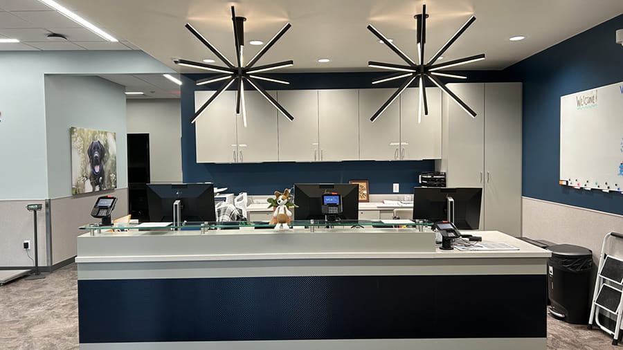 Lobby at VCA White Lake