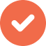 Paws Plan orange checkmark